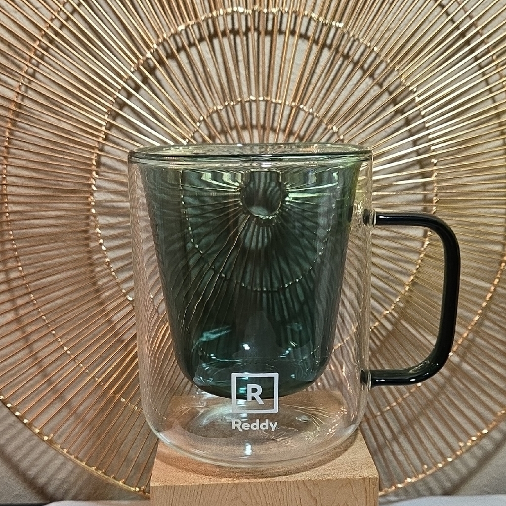 Reddy Double-Walled Glass Mug